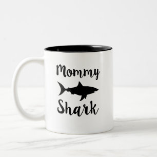 Mummy shark coffee mug funny mum gift