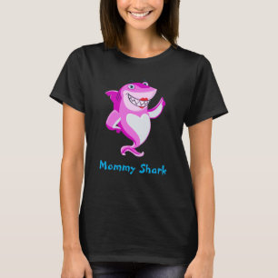 Mummy Shark Funny Personalised T-Shirt