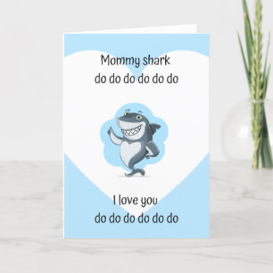 Mummy Shark Greeting card