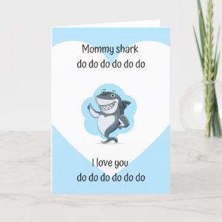 Mummy Shark Greeting card