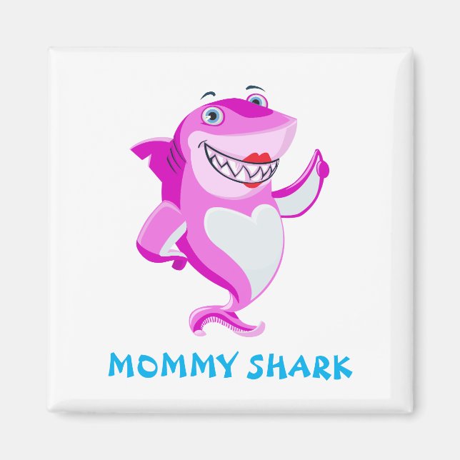 Mummy Shark Magnet (Front)