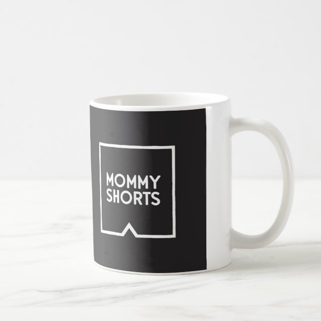 Mummy Shorts Mug - Black (Right)