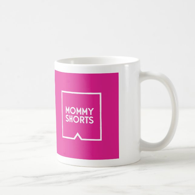 Mummy Shorts Mug - Pink (Right)