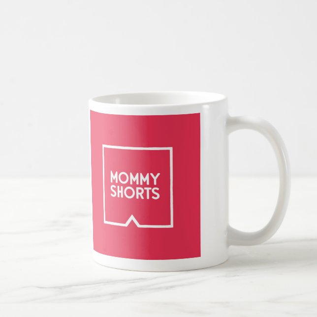 Mummy Shorts Mug - Red (Right)
