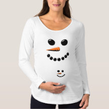 Mummy Snowman And Baby Snowman Cute Festive