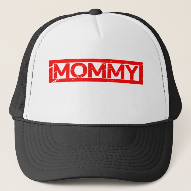 Mummy Stamp Trucker Hat (Front)
