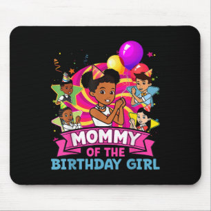 Mummy The Birthday Girl Party Pink Doll Family Dec Mouse Pad