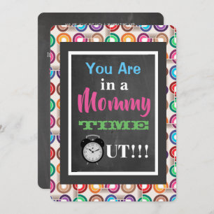 Mummy Time Out "Moms Night Out" Party Invite