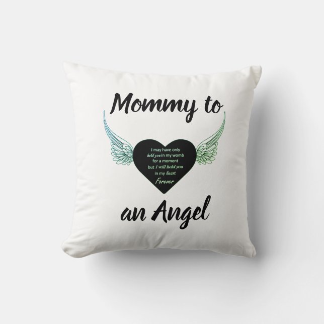 Mummy to an Angel pillow (Front)