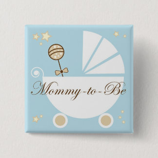 Mummy To Be 15 Cm Square Badge