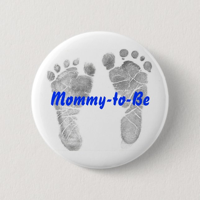 Mummy-to-Be 6 Cm Round Badge (Front)
