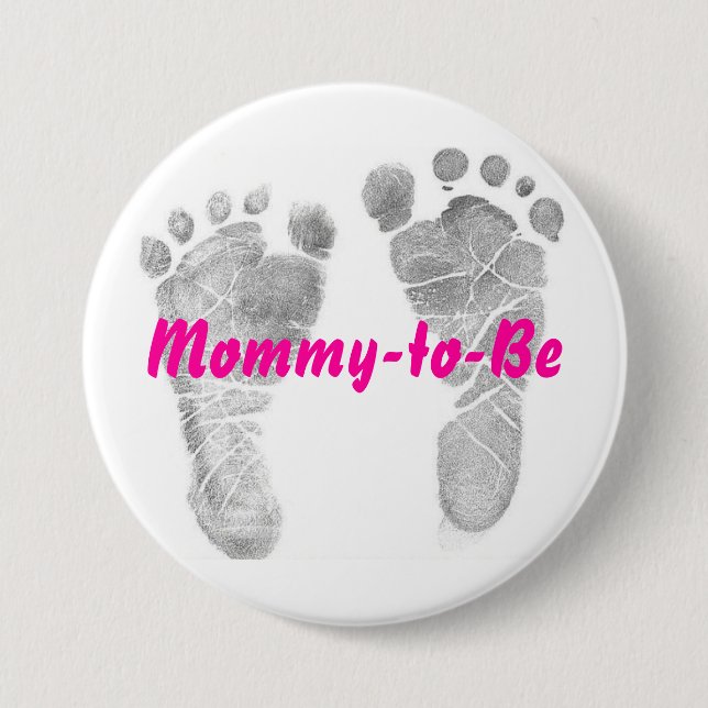 Mummy-to-Be 7.5 Cm Round Badge (Front)
