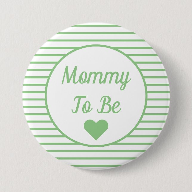 Mummy To Be Baby Shower Button (Front)