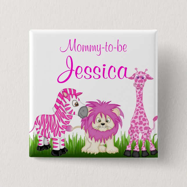 Mummy-to-be Baby Shower Button (Front)