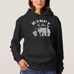 Mummy To Be Elephant Baby Shower Mother's Day Hoodie