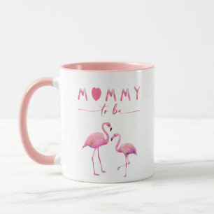 Mummy to Be Flamingo Baby Shower Mug