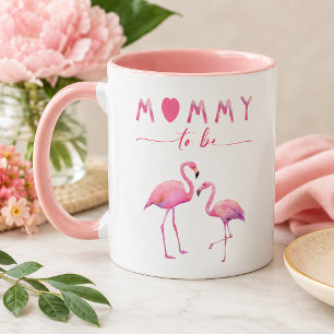 Mummy to Be Flamingo Baby Shower Mug