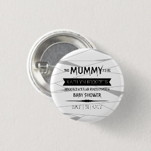 Mummy To Be Halloween Baby Shower 3 Cm Round Badge