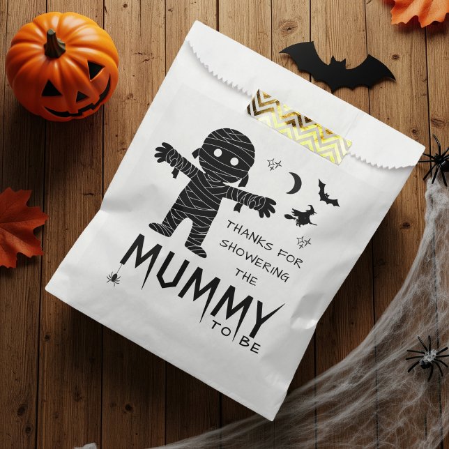 Mummy to Be Halloween Baby Shower Thank You Favour Bag (Creator Uploaded)