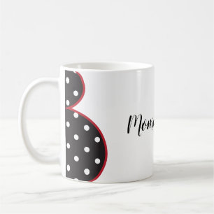 Mummy to be ladybug mug with pregnant silhouette