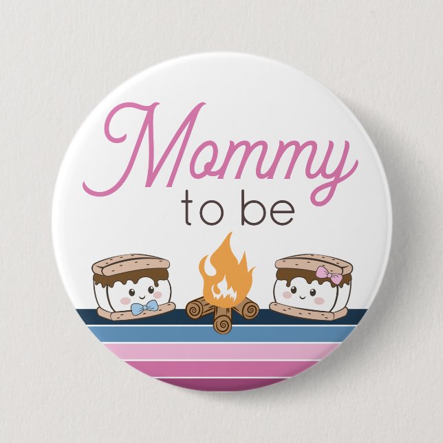 Mummy to Be S'more pin (Front)