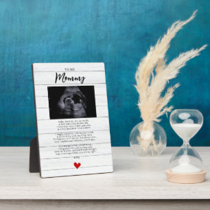 Mummy to be Ultrasound Sonogram Bump Poem Plaque