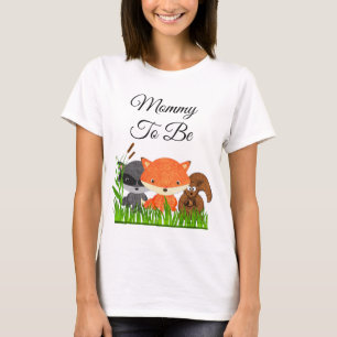 Mummy to be Woodland Creatures Maternity Shirt