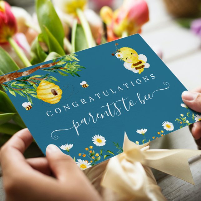 Mummy to Bee Baby Congratulations Card (Creator Uploaded)