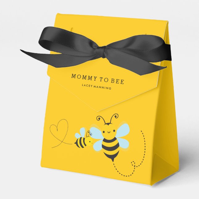 Mummy To Bee Baby Shower favour box (Front Side)
