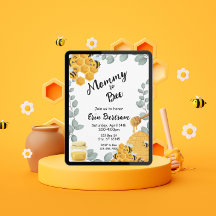 Mummy to Bee baby shower Invitation