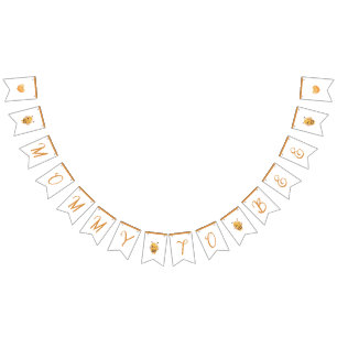 Mummy To Bee Baby Shower Party Bunting