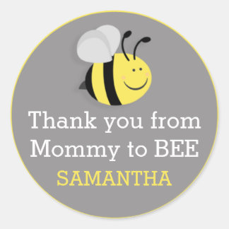 Mummy to Bee Baby Shower Thank You Stickers