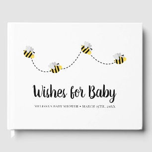 Mummy to Bee Beehive Bee Wishes For Baby Guest Book