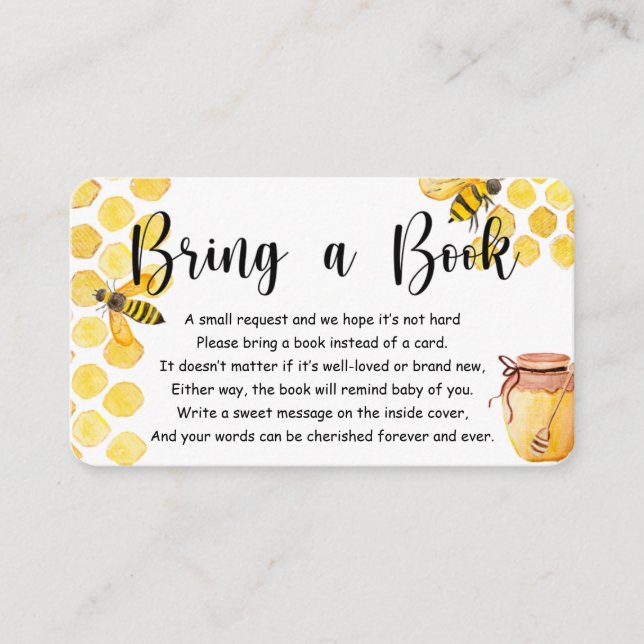 Mummy to BEE Bring a Book Instead of a Card  (Front)