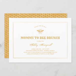 Mummy to Bee Brunch Invitation