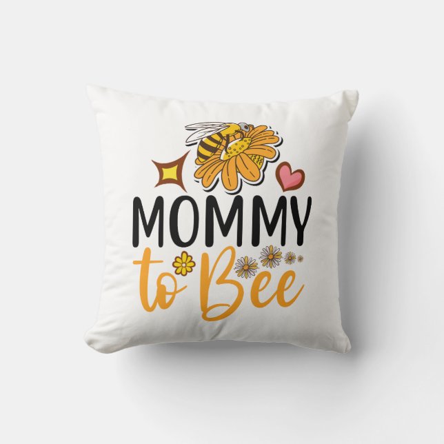 Mummy to Bee Cushion (Front)
