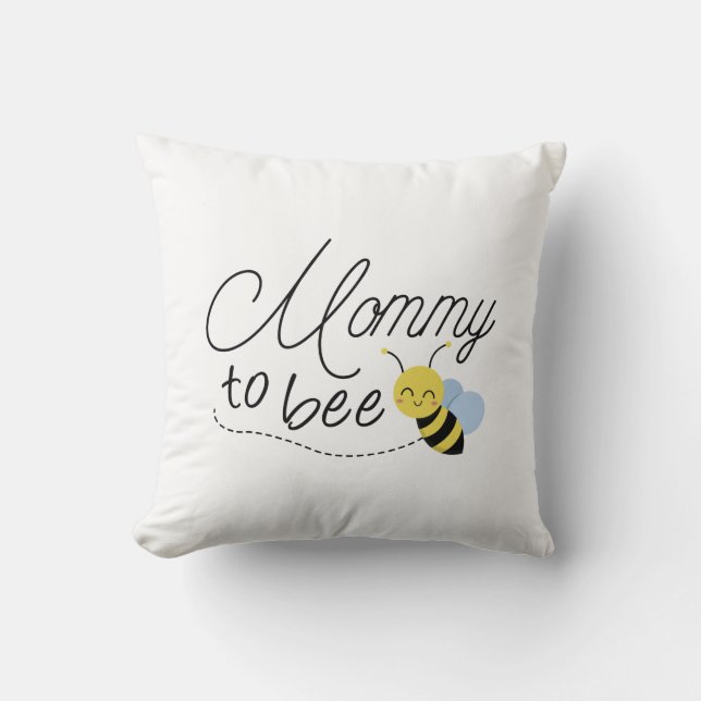 Mummy To Bee Cushion (Front)