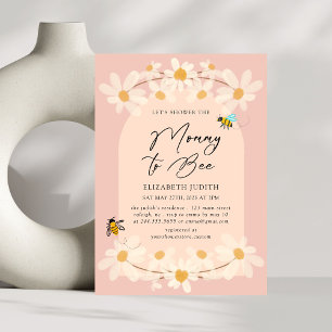 Mummy to Bee Floral Daisy Baby Shower Invitation