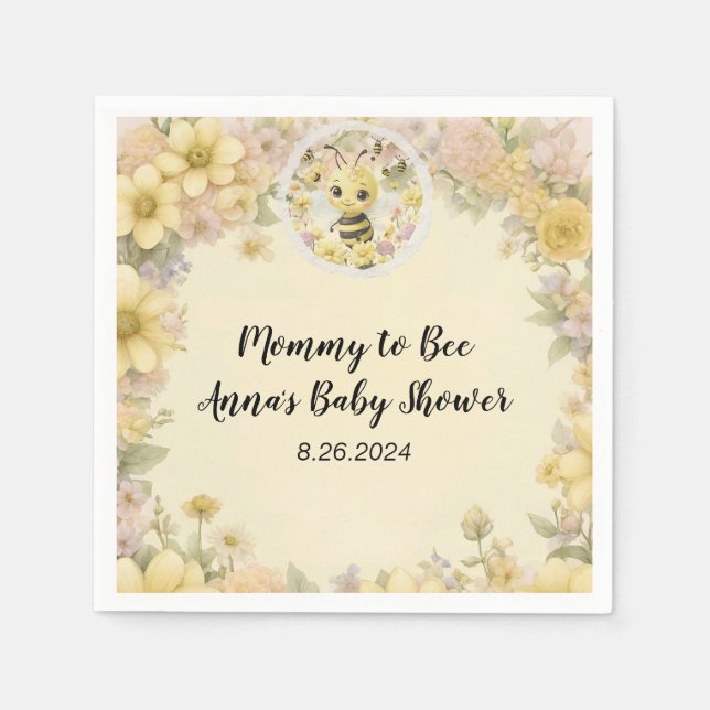 Mummy to Bee Napkin (Front)