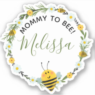 Mummy to Bee Pretty Watercolor Bee Baby Shower