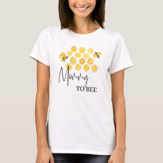 Mummy to Bee Themed Gender Reveal T-shirt