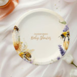 Mummy to Bee Wildflowers Baby Shower Paper Plate<br><div class="desc">Serve up sweetness with the Rustic "Mummy to Bee" Gender Neutral Baby Shower Paper Plates! These charming plates feature a delightful honeybee design, rustic wood textures, and soft wildflower accents, making them the perfect addition to a cosy, nature-inspired baby shower. The gentle, earthy tones and “Mummy to Bee” theme create...</div>