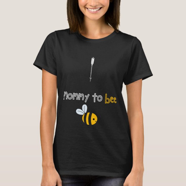 Mummy to Bee Women's funny expecting pregnant T-Shirt (Front)
