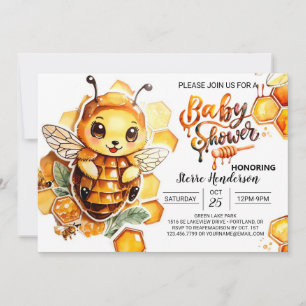 Mummy to Bee's Baby Shower Invitation