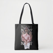 Mummy Tote Bag –Mother and Daughters Ilustration
