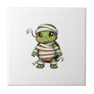 Mummy Turtle Ceramic Tile