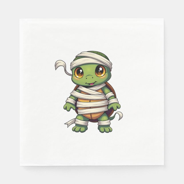 Mummy Turtle Napkin (Front)
