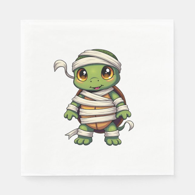 Mummy Turtle Napkin (Front)