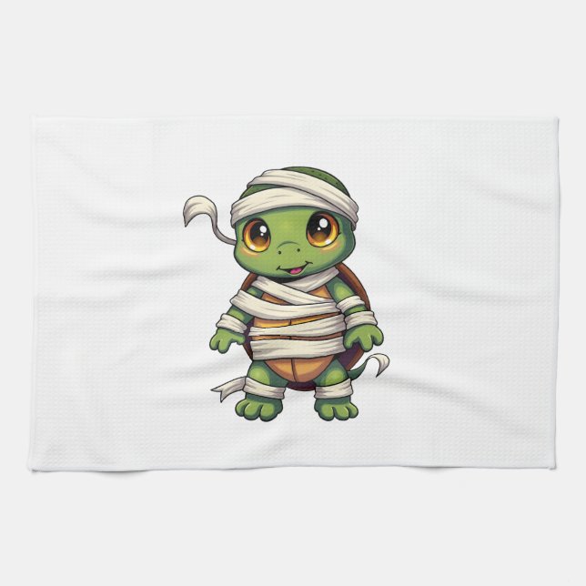 Mummy Turtle Tea Towel (Horizontal)