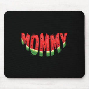 Mummy Watermelon Summer Fruit Family Matching Birt Mouse Pad